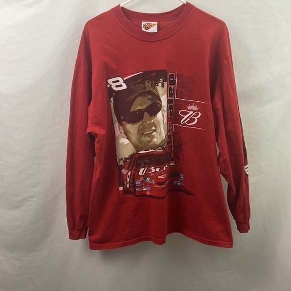 Dale Earnhardt JR NASCAR Bud XL Long Sleeve Shirt - Picture 8 of 8
